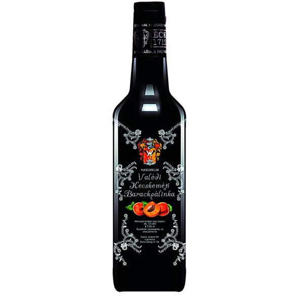 GUSTO Eredetvédett Kecskeméti Barackpálinka 40° 0,5 l