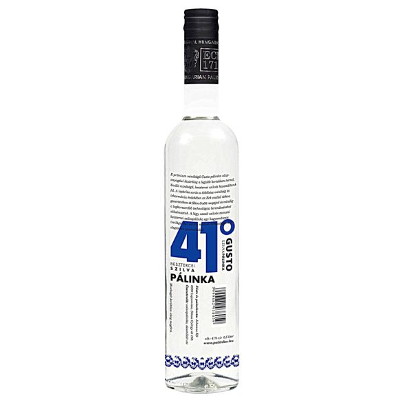 GUSTO Besztercei Szilvapálinka 41°  0,5 l
