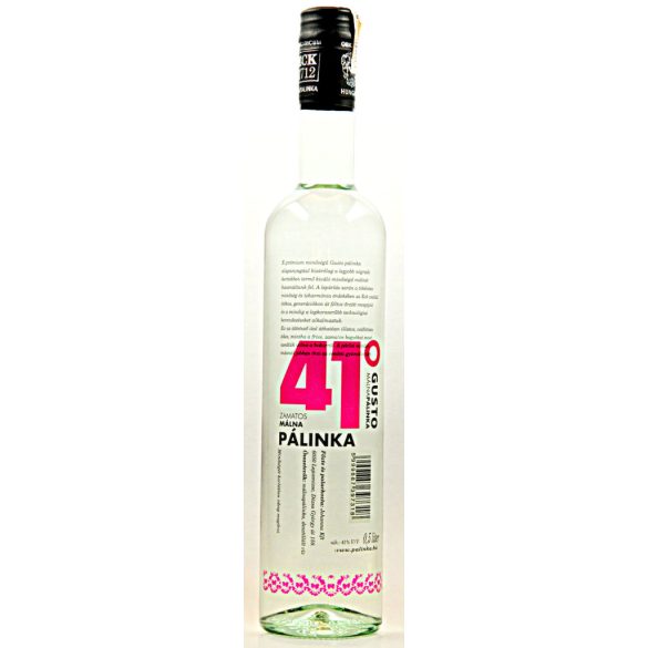 GUSTO Málnapárlat 41° 0,5 l
