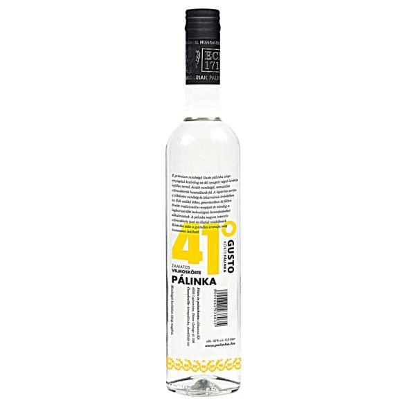 GUSTO Vilmoskörte Pálinka 41° 0,5 l
