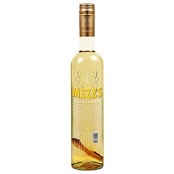 GUSTO Mézes Ágyas Körtelikőr 31°  0,5 l