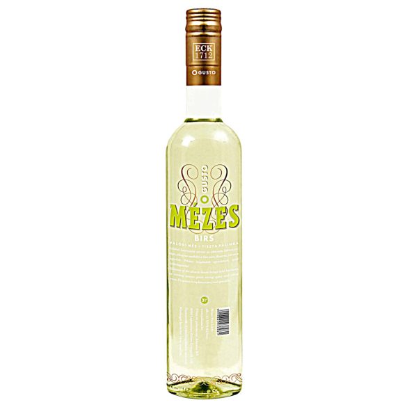 GUSTO Mézes Ágyas Birslikőr 31°  0,5 l