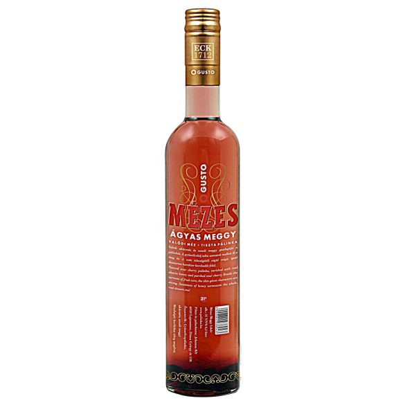 GUSTO Mézes Ágyas Meggylikőr 31° 0,5 l