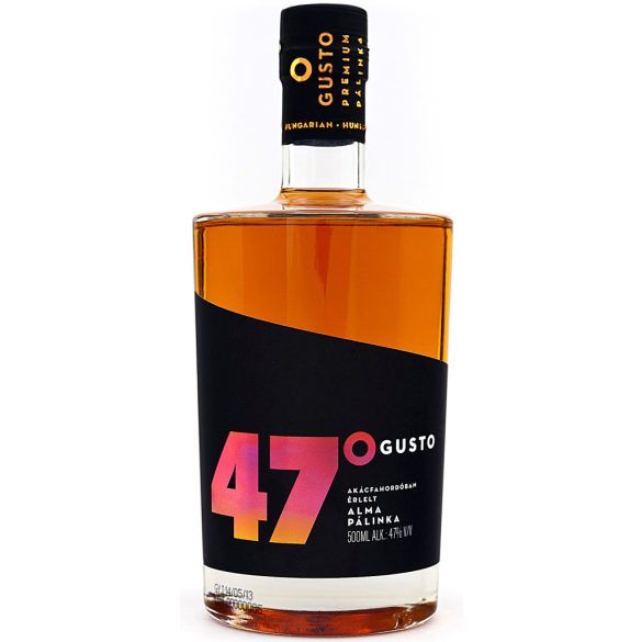 GUSTO Érlelt Alföldi Almapálinka 47°  0,5 l
