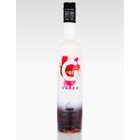 GUSTO Ágyas Cigánymeggy Pálinka  Limitált 41°  0,5 l