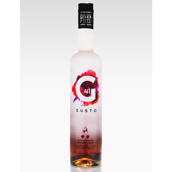 GUSTO Ágyas Szomolyai Cseresznye Pálinka Limitált 41° 0,5 l