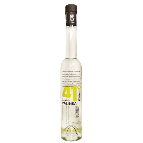 GUSTO Birskörte Pálinka 41° 0,2 l