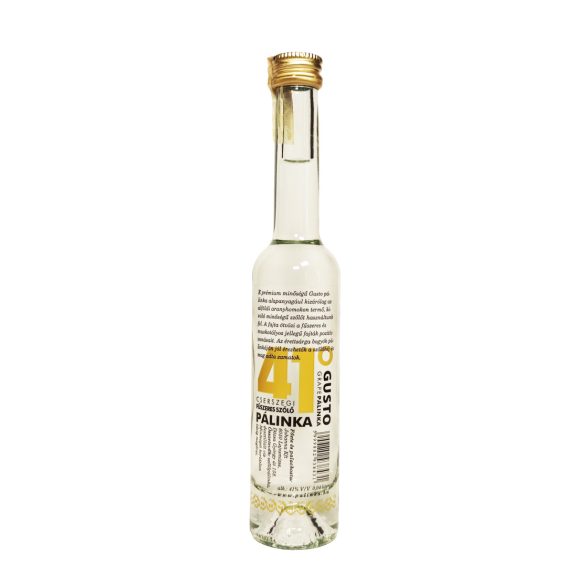 GUSTO Cserszegi Fűszeres Szőlőpálinka 41° 0,04 l