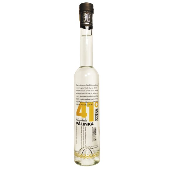 GUSTO Cserszegi Fűszeres Szőlőpálinka 41° 0,2 l