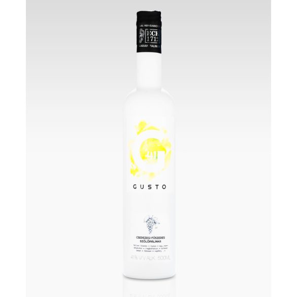 GUSTO Cserszegi Fűszeres Szőlőpálinka Limitált 41° 0,5 l